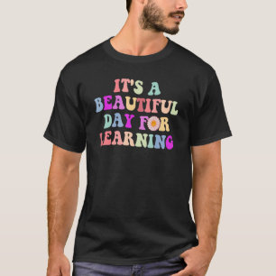 T-shirt C'est une belle journée pour apprendre Rainbow Tea