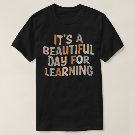 T-shirt C'est une belle journée pour apprendre Retro Ensei (Design devant)