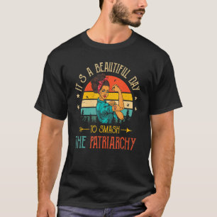 T-shirt C'est une belle journée pour masquer la Vinta patr