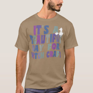 T-shirt C'est une belle journée pour Witchcraft Retro Witc