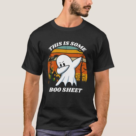 T-shirt C'Est Une Boite Feuille Ghost Retro Dabbing Dabbin (Devant)