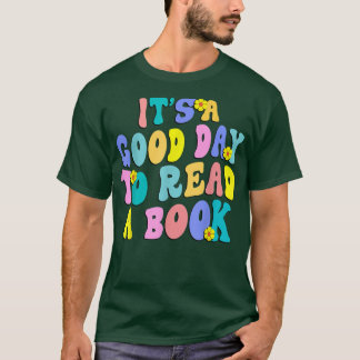 T-shirt C'est une bonne journée pour lire le livre Retro F