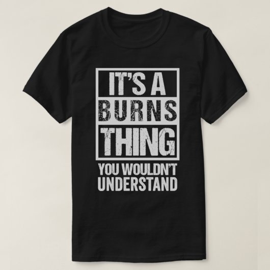 T-shirt C'est une brûlure que tu ne comprendrais pas la fa (Design devant)