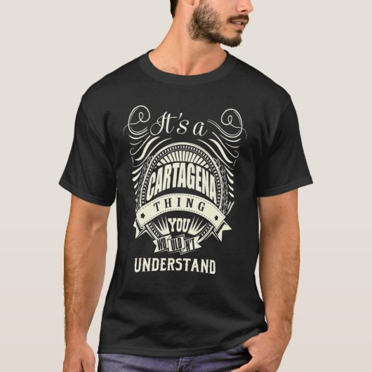 T-shirt C'est une Carthagène que l'on ne comprend pas (Devant)