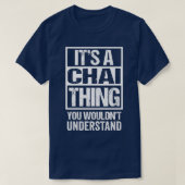 T-shirt C'Est Une Chai Que Vous Ne Comprendriez Pas L'Indi (Design devant)