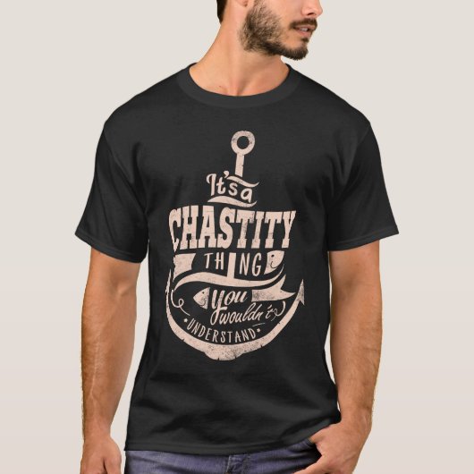 T-shirt C'est une CHASTITÉ, vous ne comprendriez pas (Devant)