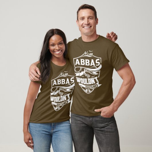 T-shirt C'est une chose ABBAS que vous ne comprendriez pas (Unisexe)