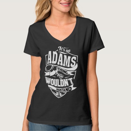 T-shirt C'est une chose Adams (Devant)