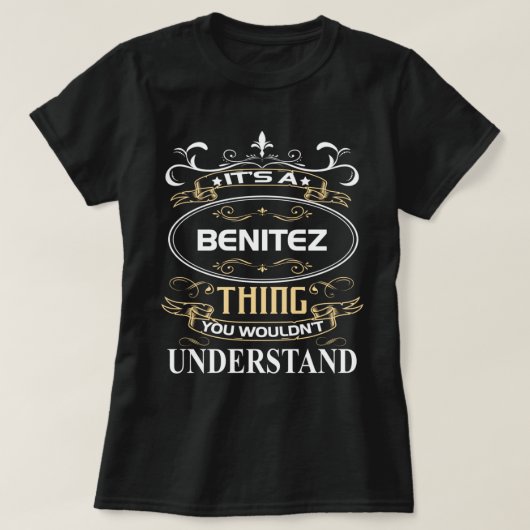 T-shirt C'est une chose Benitez que vous ne comprendriez p (Design devant)