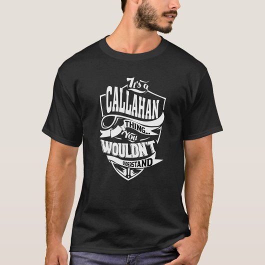 T-shirt C'est une chose Callahan (Devant)