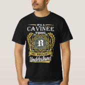 T-shirt C'est une chose Cavinee que vous ne comprendriez p (Devant)