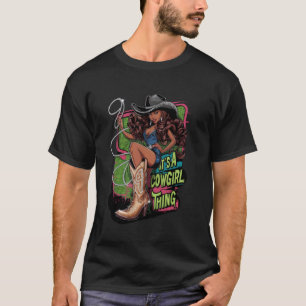 T-shirt C'est une chose de cowgirl bottes et Bling Western