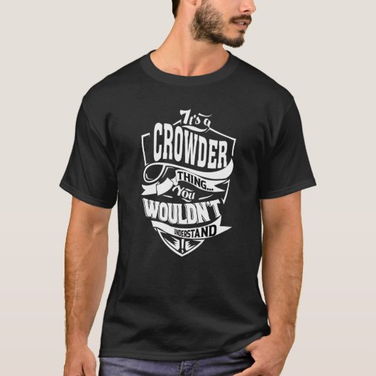 T-shirt C'est une chose de Crowder (Devant)