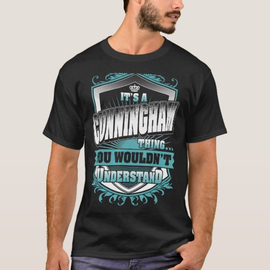 T-shirt C'est une chose de Cunningham que vous ne comprend (Devant)