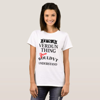 T-shirt C'est une chose de Verdun