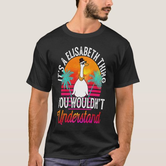 T-shirt C'est une chose d'Elisabeth que vous ne comprendri (Devant)