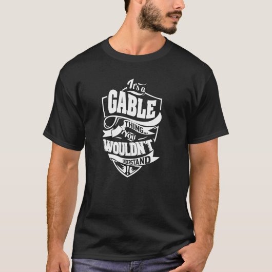 T-shirt C'est une chose GABLE (Devant)