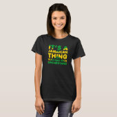 T-shirt C'est une chose jamaïcaine que Yuh Nah Guh compren (Devant entier)
