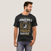 T-shirt C'est une chose Jimenez que vous ne comprendriez p (Devant entier)