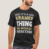 T-shirt C'est une chose Kramer que tu ne comprendrais pas  (Devant)