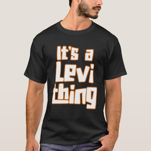 T-shirt C'est une chose Levi (Devant)