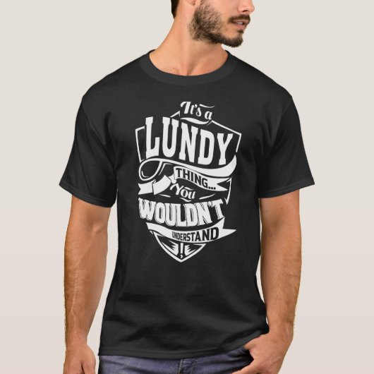 T-shirt C'est une chose LUNDY (Devant)