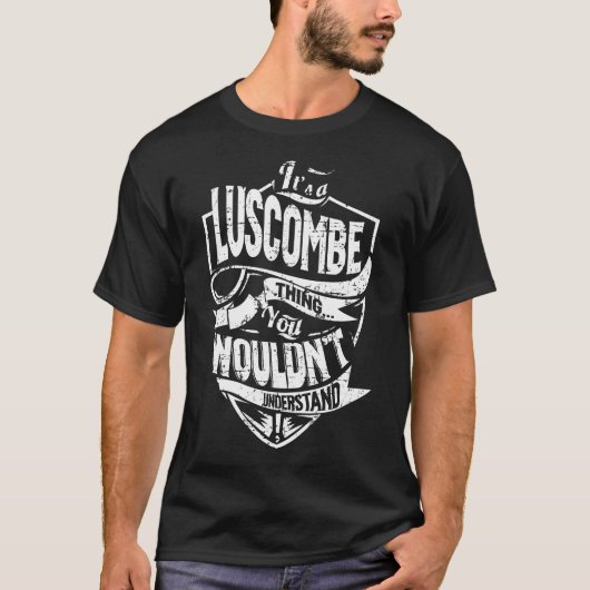 T-shirt C'est une chose LUSCOMBE (Devant)