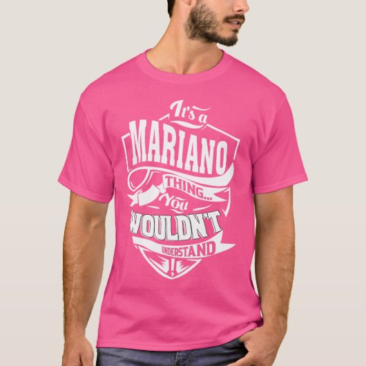 T-shirt C'est une chose MARIANO (Devant)