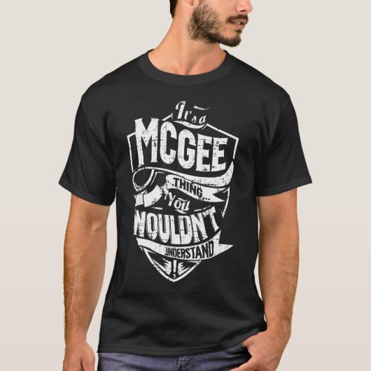 T-shirt C'est une chose MCGEE (Devant)