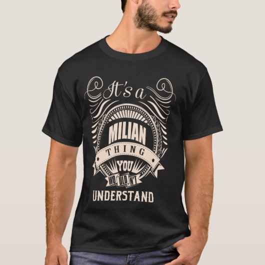 T-shirt C'est une chose MILAN Cadeaux (Devant)