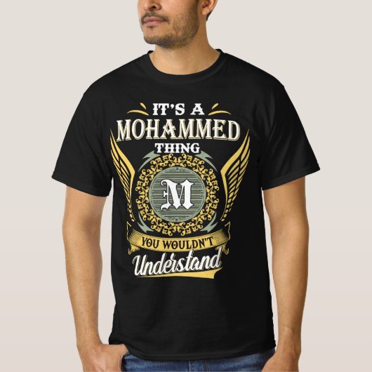 T-shirt C'est une chose Mohammed que vous ne pouviez pas c (Devant)