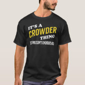 T-shirt C'est une chose que vous ne comprendriez pas (Devant)