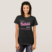 T-shirt C'est une chose que vous ne comprendriez pas (Devant entier)