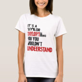 T-shirt C'est une chose que vous ne comprendriez pas les f (Devant)