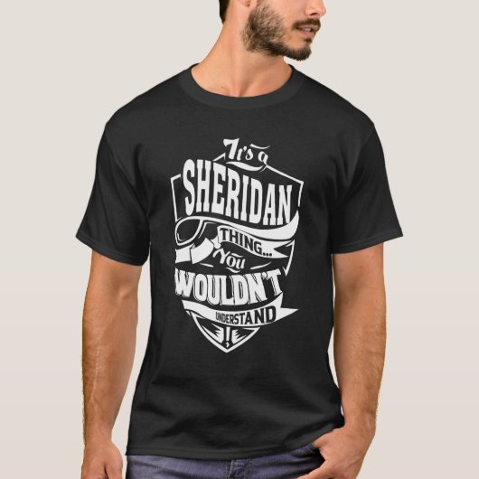 T-shirt C'est une chose Sheridan (Devant)
