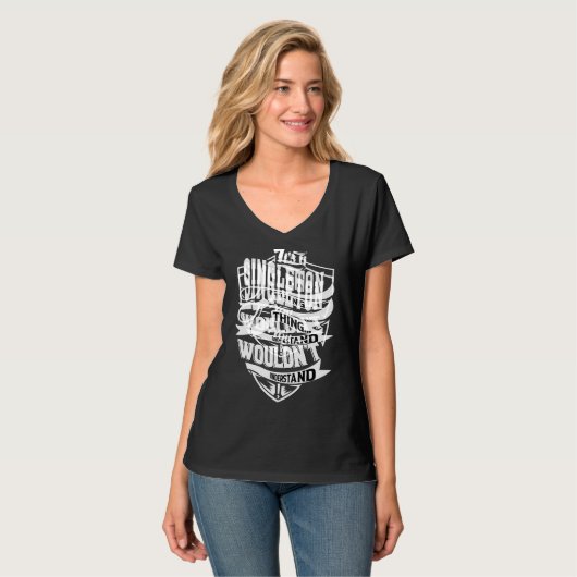 T-shirt C'est une chose singleton (Devant entier)