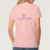 T-shirt C'est une chose thyroïde ! Le V-Cou Sm-2x des (Dos)