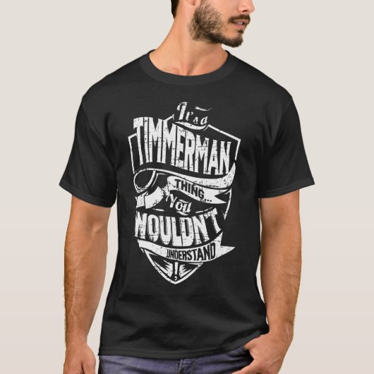 T-shirt C'est une chose TIMMERMAN (Devant)
