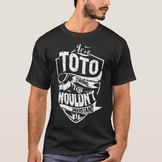 T-shirt C'est une chose TOTO (Devant)