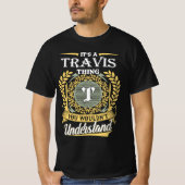 T-shirt C'est une chose Travis qu'on ne pouvait pas compre (Devant)
