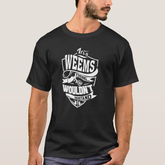 T-shirt C'est une CHOSE WEEMS (Devant)
