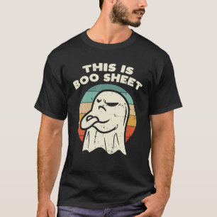 T-shirt C'est une feuille Boo fantôme Costume rétro Hallow