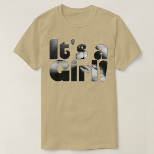 T-shirt C'est une fille (Design devant)