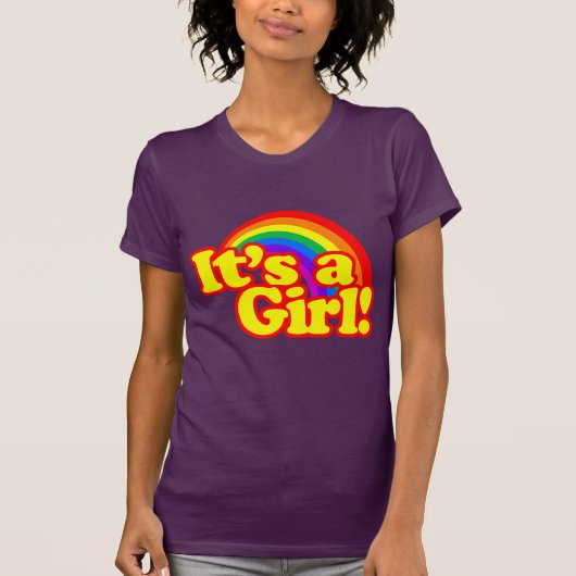 T-shirt C'est une fille ! (Devant)