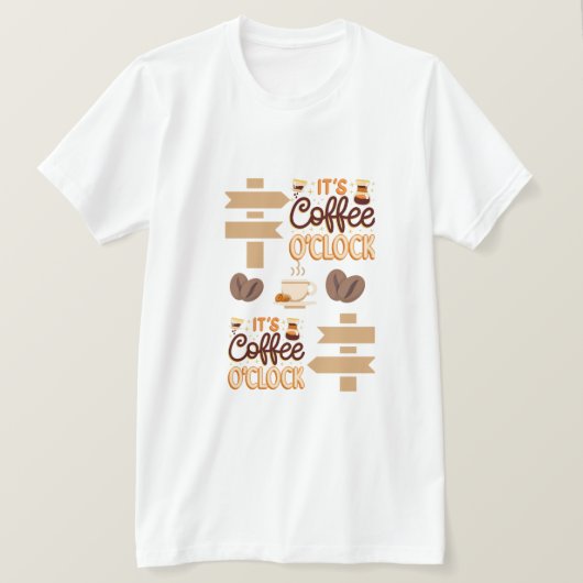 T-shirt c'est une horloge (Design devant)