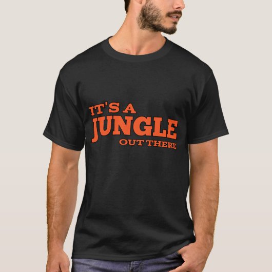 T-shirt C'est une jungle là-bas (Devant)