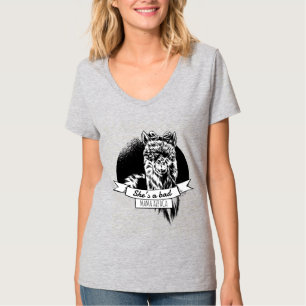 T-shirt C'est une mauvaise maman alpaca