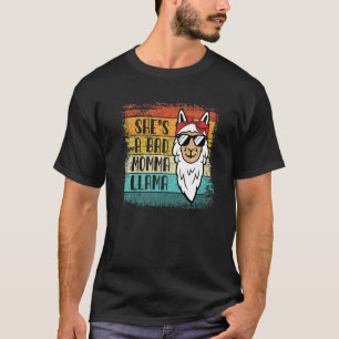 T-shirt C'est une mauvaise Momma Llama pour les femmes Ani