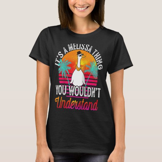 T-shirt C'est une Melissa que tu ne comprendrais pas Melis (Devant)
