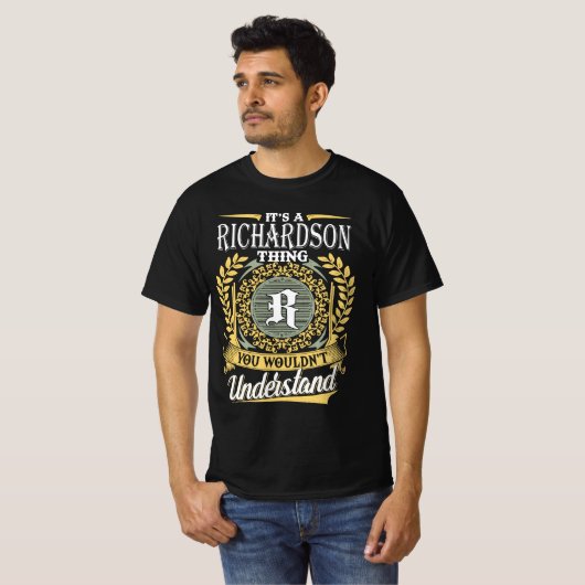 T-shirt C'est une Richardson que tu ne pouvais pas compren (Devant entier)